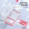 1PCS Pill Organizer with Cutter Crusher,Travel Medicine Pill Organizer for Pocket Purse To Hold Vitamins Medication Supplements