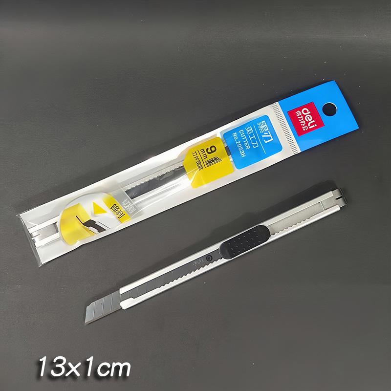Deli Metal Craft Knife: Small Paper Cutter & Wallpaper Knife - Handmade Express Box Opener & Art Tool