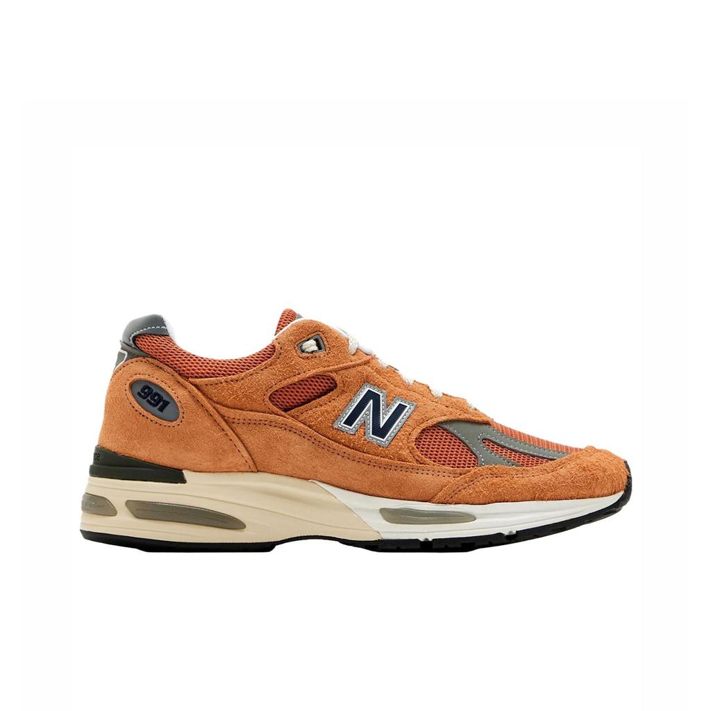 New Balance 991v2 Made in England Gold Earth Unisex Sneakers Orange U991OV2