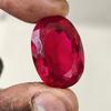 37.25  Ct Heated CERTIFIED Red Ruby Stunning  Shape Oval  Loose Gemstone