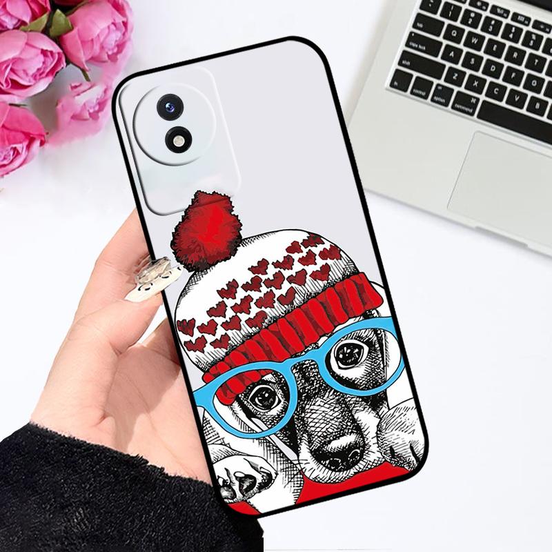 For Vivo Y02 4G Cases Y02A Y02t Y02s Color Printing Silicone TPU Phone Cover For VIVO Y11 2023 4G Bumper V2236A Coque Fundas