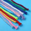 5mm Thick Colored Cotton Rope - 10 Meters Hand-Woven Eight-Strand for DIY, Drawstring Bags, and Hat Ropes