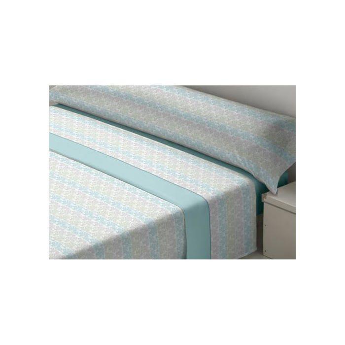 Multicoloured Bedding Set - D'Or - Sedaline Kent - Bed 105 Cm - 47x37x15.5 Cm - Aquamarine