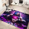 League of Legends Jinx Print Area Rug - Soft,Washable Non-Slip Indoor Mat,Living Room,Home Office Decorative Rug