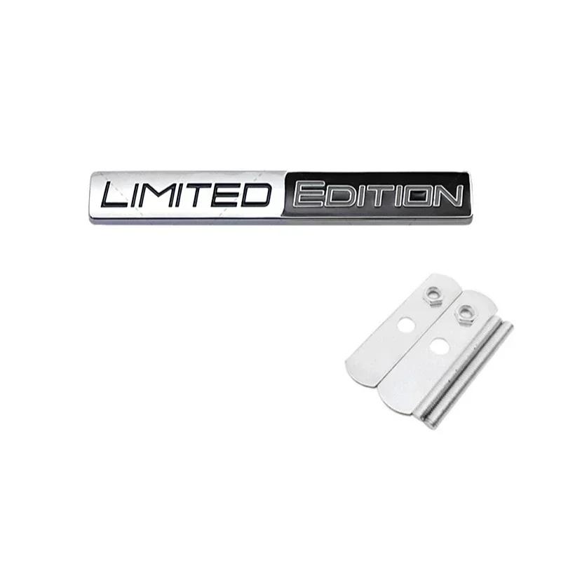 For Audi RS3 3D Raise Metal Limited Edition Logo Car Rear Trunk Front Grille Badge Fender Emblem Badge Sticker for Audi VW Honda Accessories