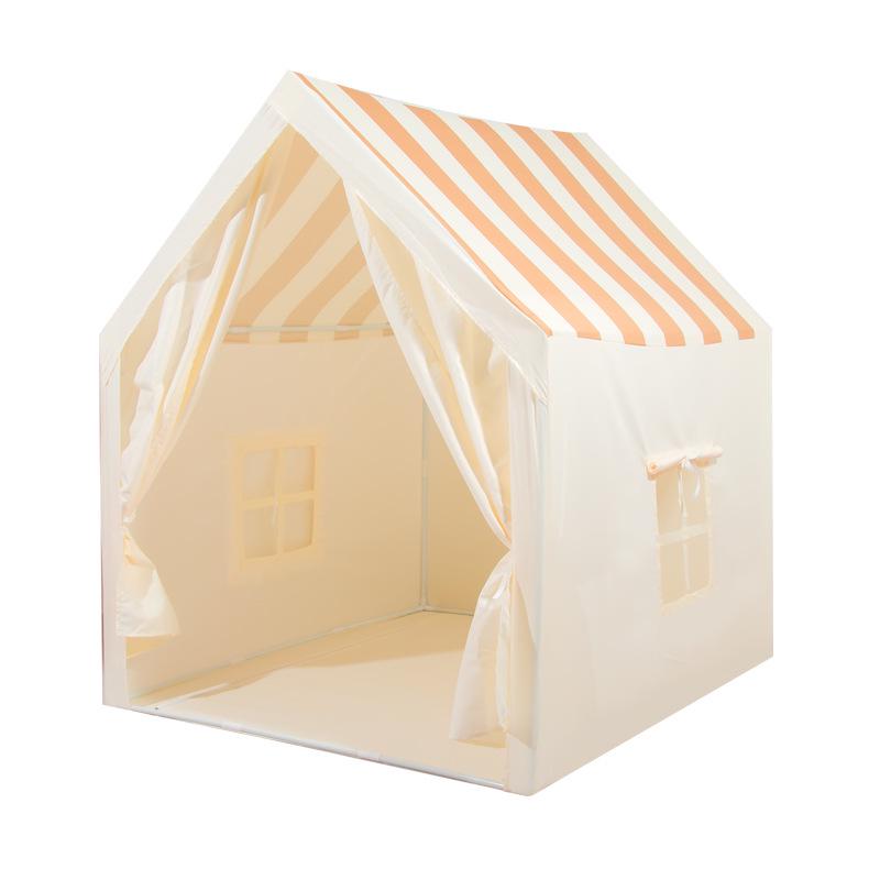 Kids' Indoor Castle Play Tent for Girls & Boys: Princess Room with Separate Beds