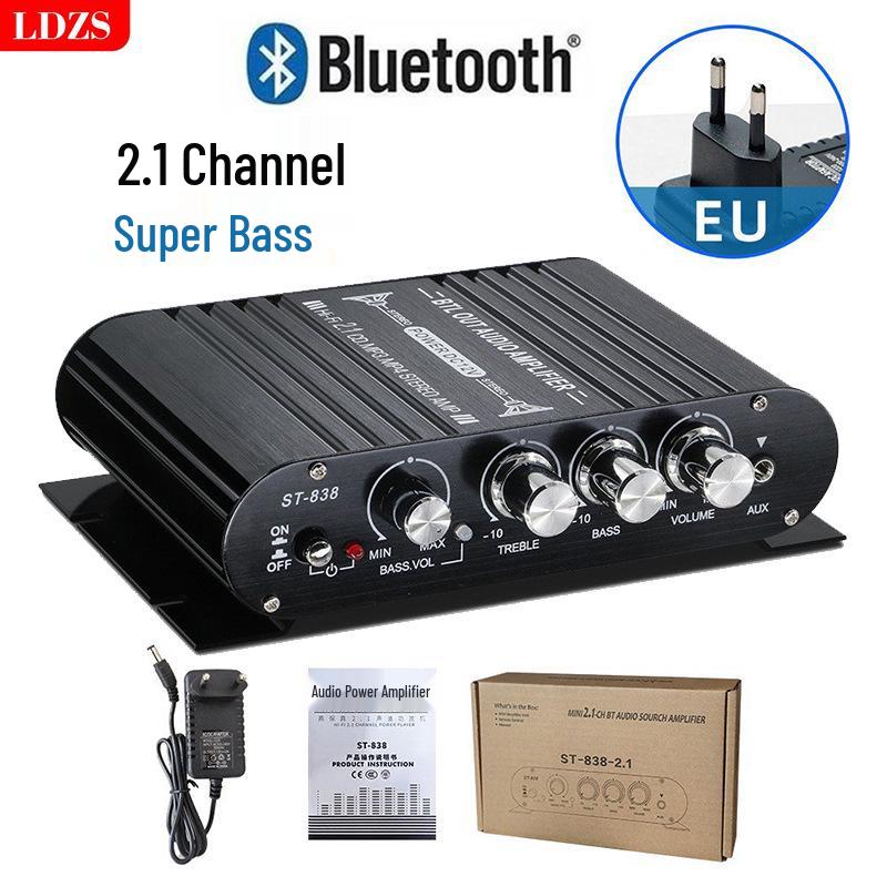 ST-838 2.1 Channel Bluetooth Subwoofer Amplifier with Super Bass