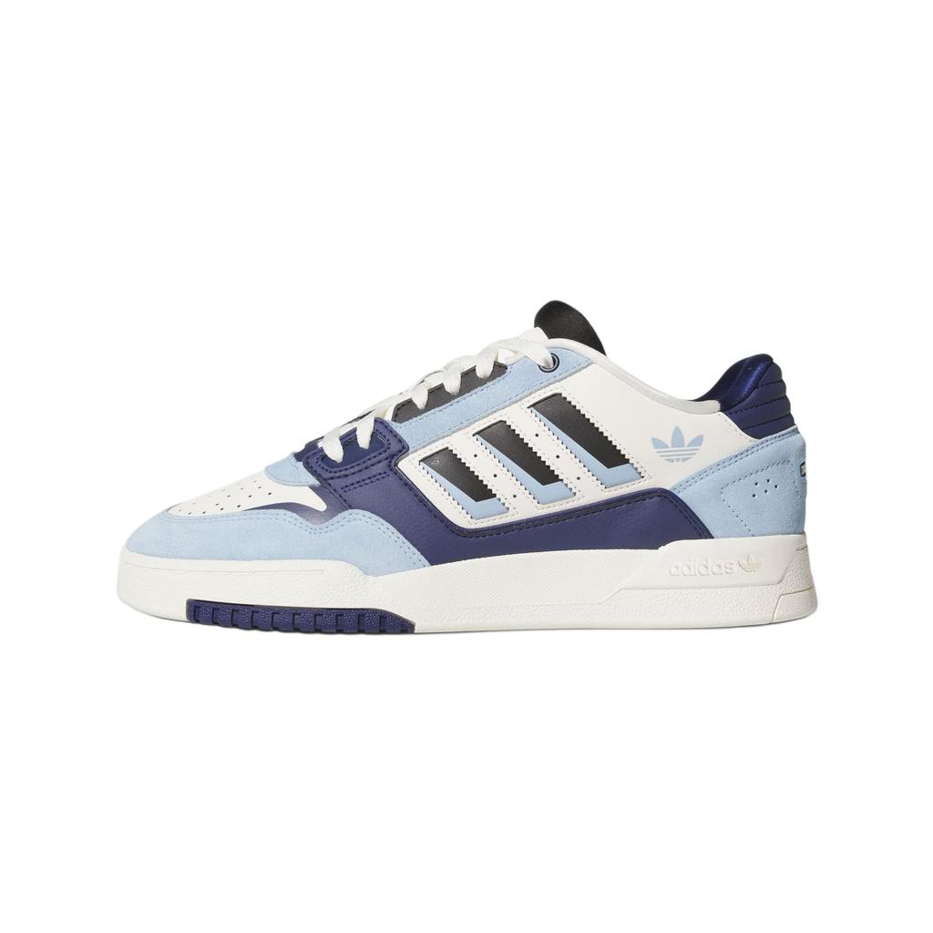 adidas Originals Drop Step 2.0 Low-Top Skateboard-Schuhe Unisex Weiß Blau KJ1109