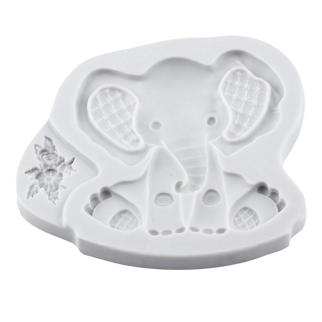 Elephant Silicone Mold Elephant Fondant Molds Cake Decorating Tools Theme Cake Dessert Decorated Chocolate Candy Mold