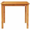 Garden Dining Set 5 pcs Brown Solid Acacia Wood