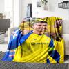 1pc Number 7 Soccer Blanket, Gift, for Men and Women, Soft Blanket, Good for Sofa Bed Couch Travel, Lightweight Flannel Blanket