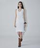 Enor Wrinkled Shirring Dress - White