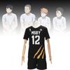 Character Haikyuu Anime Number Black Ball Suit Short Sleeve Shorts Cosplay