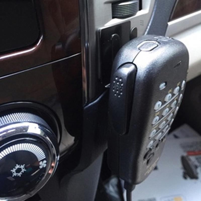 

Автомобільний тримач для мікрофона Гачок для CB-мікрофона Тримач для радіомікрофона Гачок для мікрофона мобільного радіо чорний