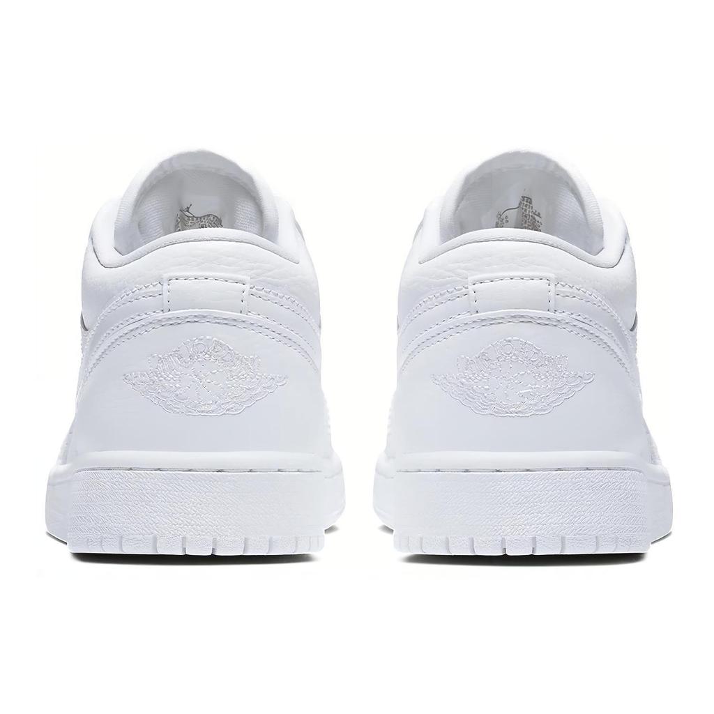 Jordan 1 Low Triple White Logo GS 553560-126