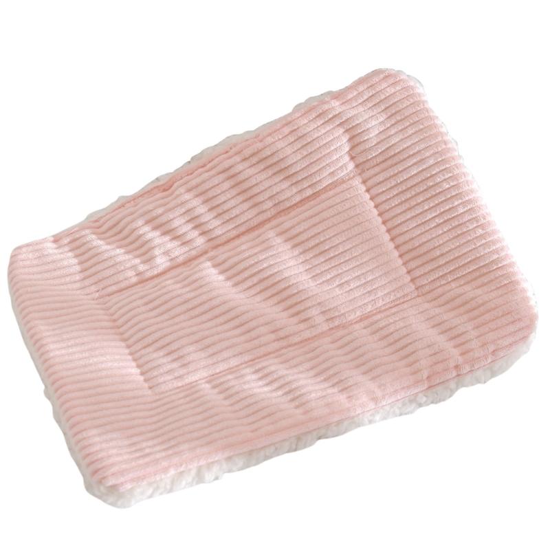 

Hamster Cushion Bed Cushion Rabbits Toy Soft Pad House for Hamster for Guinea Pigs, Gerbils Molar Toy Bed розовый