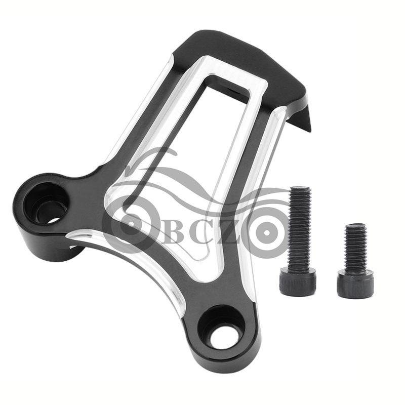 Motorcycle CNC Engine Mounting Bracket for Harley Glide Black