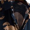 Men Spring Shirt Colorblock Printed Single-breasted Loose Short Sleeve Turn-down Collar Buttons Streetwear Casual Beach Cardigan Shirt Coat
