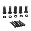 5 Set Windscreen Well Nut Bolt Screws Kit For Harley Touring Road Glide 98-22 Windshield Nut Bolt Washer Bolt Washer Kit