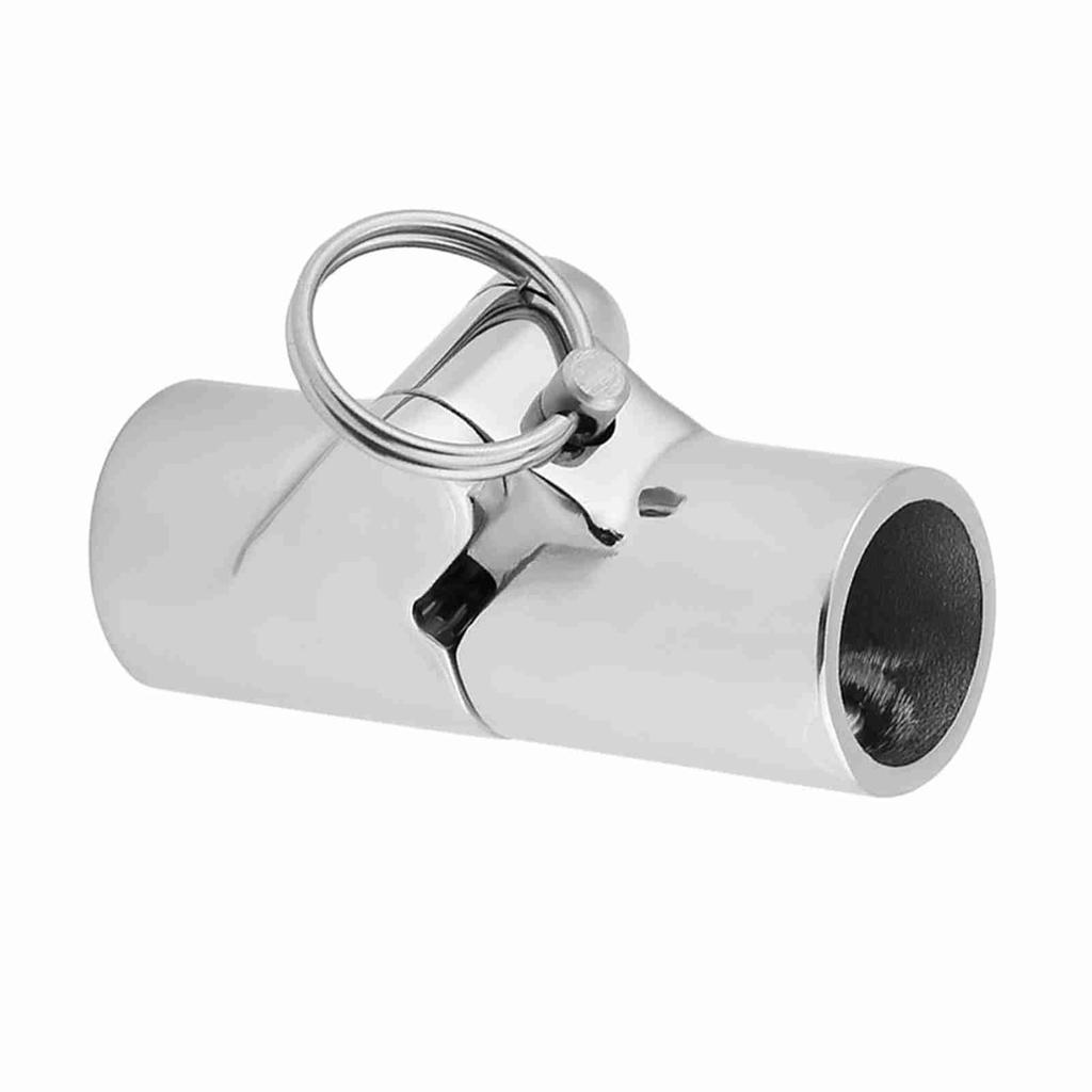 Marine Stainless Steel Folding Coupling Tube Pipe Connector Boat Hardware Fitting;22mm: