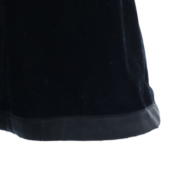 Rene wool Long sleeve Velour switching flare one piece 34 Crew neck Women Used