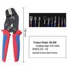 SN-58B Crimping Pliers Set for Pre-Insulated and Bare Terminals with Jaws 2546B/06WF/03H/06/02C