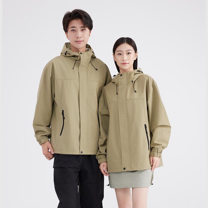 New Mountain Single-layer Jacket Women's, Sports Windbreaker Chunya Spinning Inner YKK Single-punch Waterproof Jacket Men