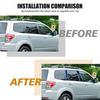 8pcs Black Door Trim Cover Stickers Pillar Posts for Subaru Forester 2009 2010 2011 2012 Car Window Decoration Auto Styling