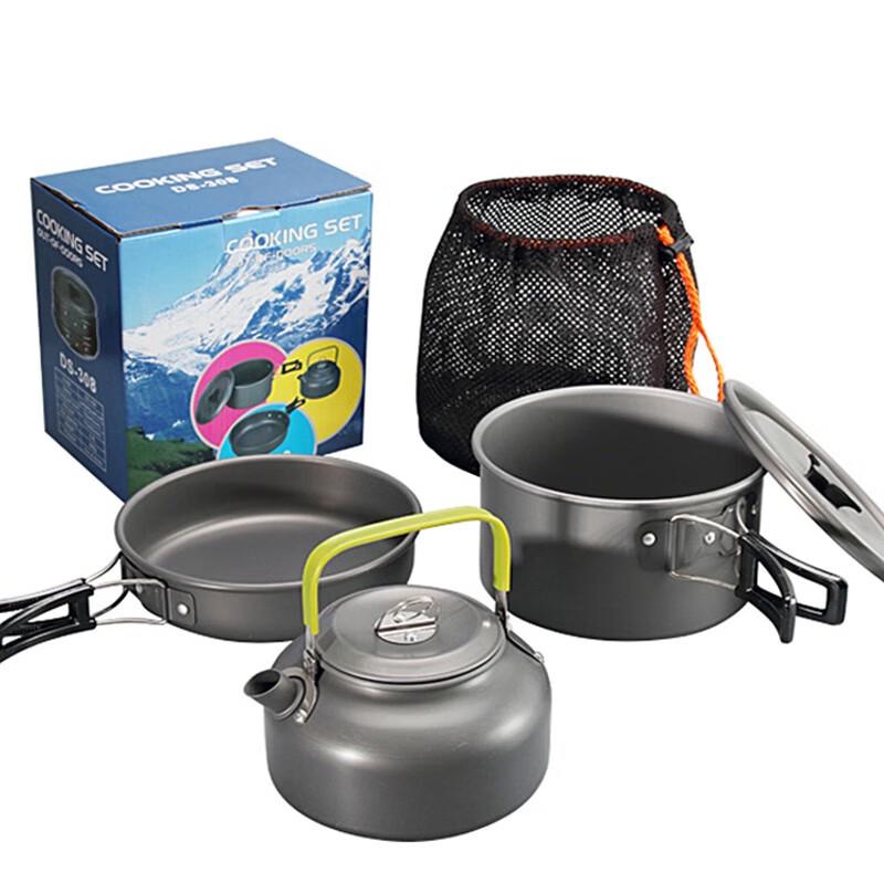 FTLY Outdoor Cookware 3-Piece Set