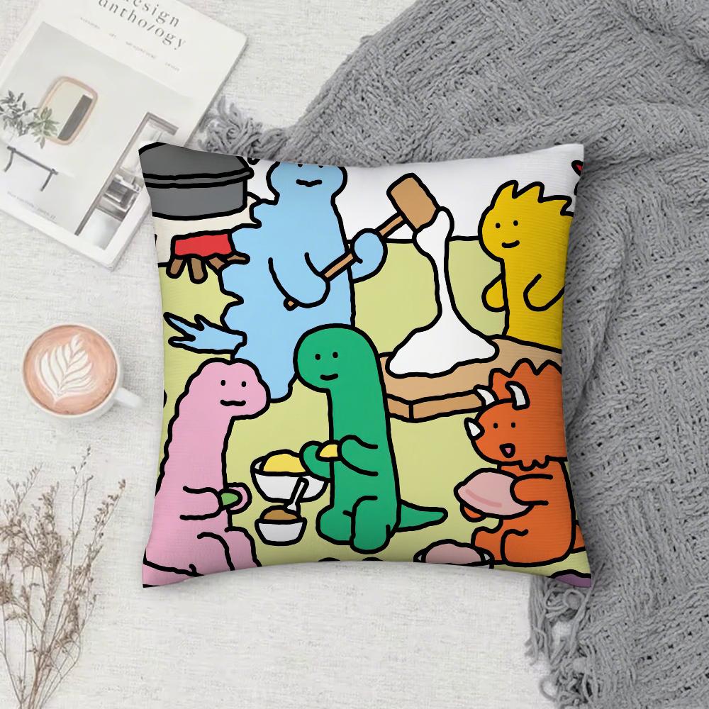 Cartoon J-Joguman Studio Cute Pillow Case Cover Square Sofa with for pattern comfortable cushionsuitable of room