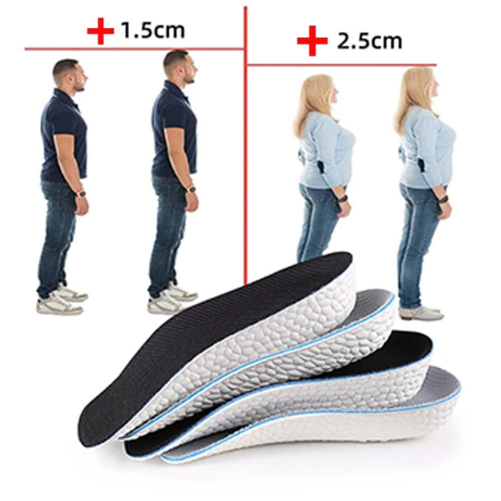 Arch support Invisible height Insole Breathable Increasing Half Insole Half Insole for Men Women