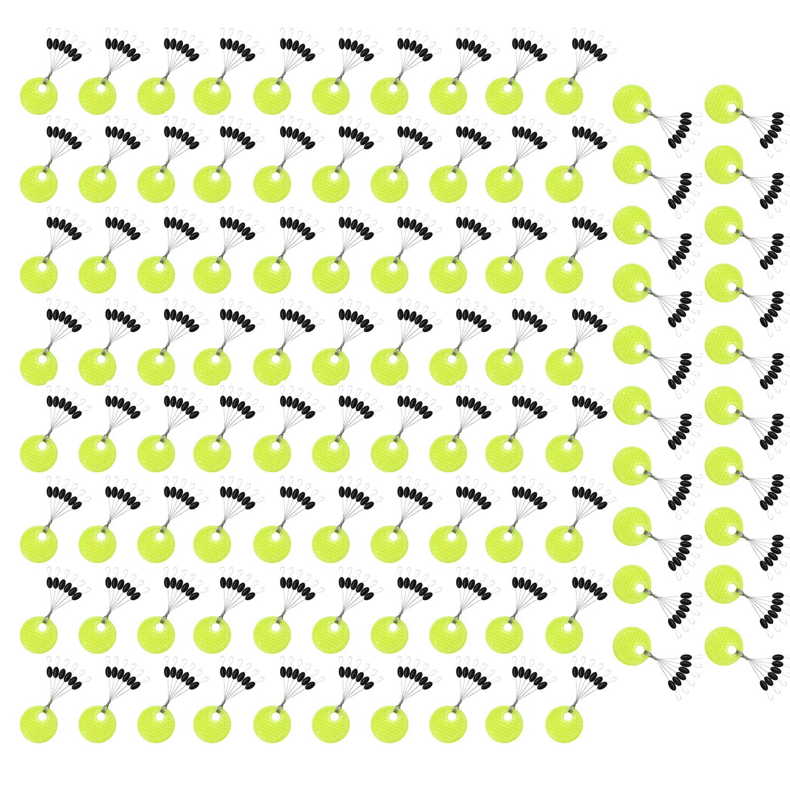 BRIIKPP Float Stopper Rubber Set of 100 Fishing Float Stopper