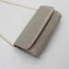Fashion Champagne Evening Handbag Glitter Chain Dinner Bag Underarm Bag Shoulder Bag  Women