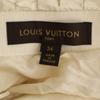 LOUIS VUITTON French silk blend Mimole length Pleated skirt 34 Ivory Women Used