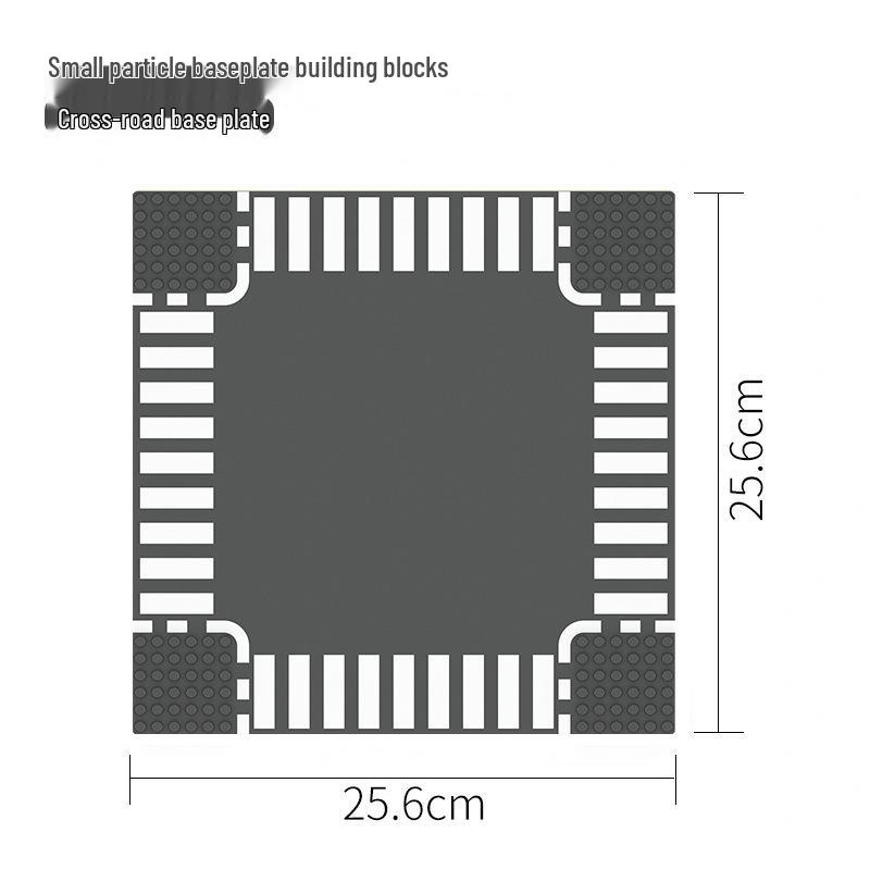 32x32 Dot Building Block Baseplate - Universal Fit for Kindergarten Block Walls, 25.5x25.5cm