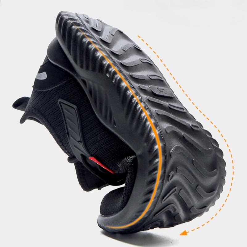 Fashion High Quality Mens Sneakers Anti-smash Puncture-Proof Men Work Safety Shoes Outdoor Indestructible Non-slip Running Shoes Plus 46