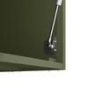 Wall Mounted Garage Cabinet with Gas Spring Door Olive Green