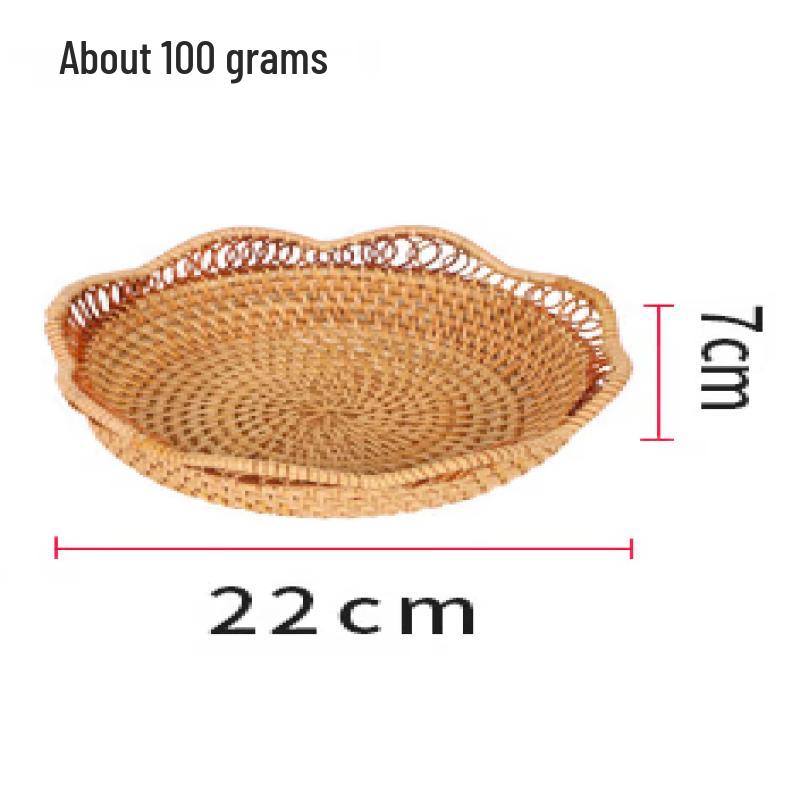 ZISIZ Rattan Woven Fruit Basket