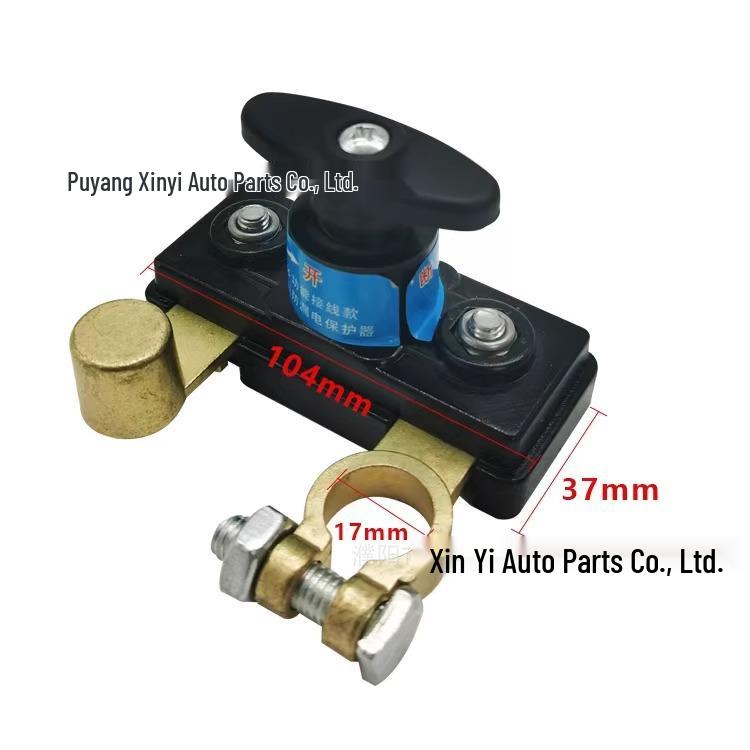 Pure Copper Car Battery Disconnect Switch with Small Master Switch for Negative Pole