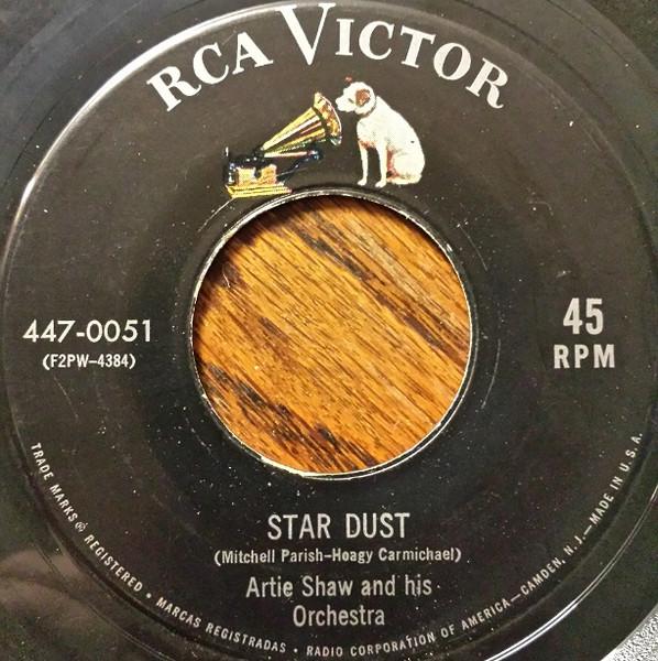 

7inch Record ARTIE SHAW & HIS ORCHESTRA - Star Dust 4470051 RCA Victor US Jazz Used