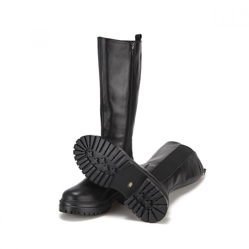 Barbara Leather Daily Basic Long Boots Bbe836bk