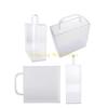 KX4B Acrylic Flowers Bag Packagings Box Transparent Flowers Box With Handle Holiday Gift Bag