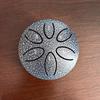 Steel Tongue Drum for Kids 3 Inches 6 Notes Mini Rain Drums Outside Rain Music Maker with Mallets And Music Book for Garden Camping Meditation Yoga