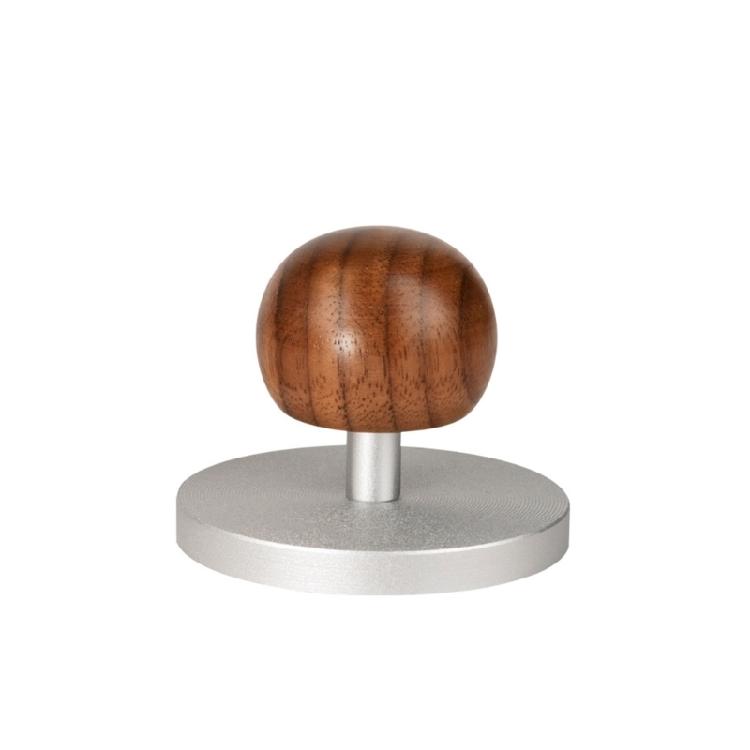 

Coffee Powder Tamper Wood and Stainlessly Steel High Strength Great for Professional Baristas 51 серебряный