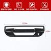 JeCar Carbon Fiber Tailgate Door Handle Cover Trim Accessories for Jeep Gladiator JT 2020-2023
