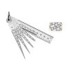 6pcs High Accuracy Steel Gaps Gauges Lab Grade Gaps Measurement Tool for Machinery Maintenance & Technical Inspections