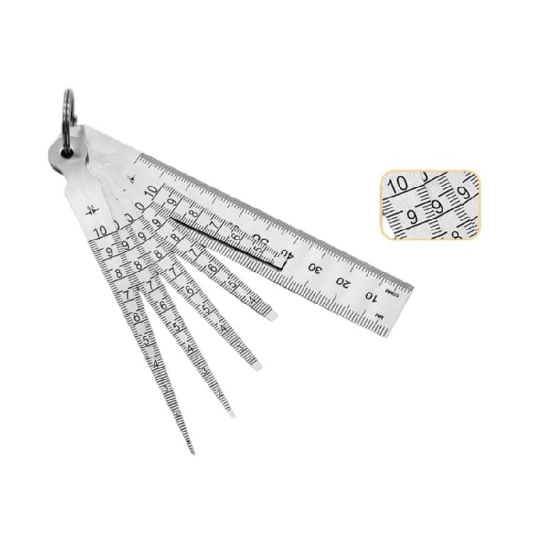 6pcs High Accuracy Steel Gaps Gauges Lab Grade Gaps Measurement Tool for Machinery Maintenance & Technical Inspections