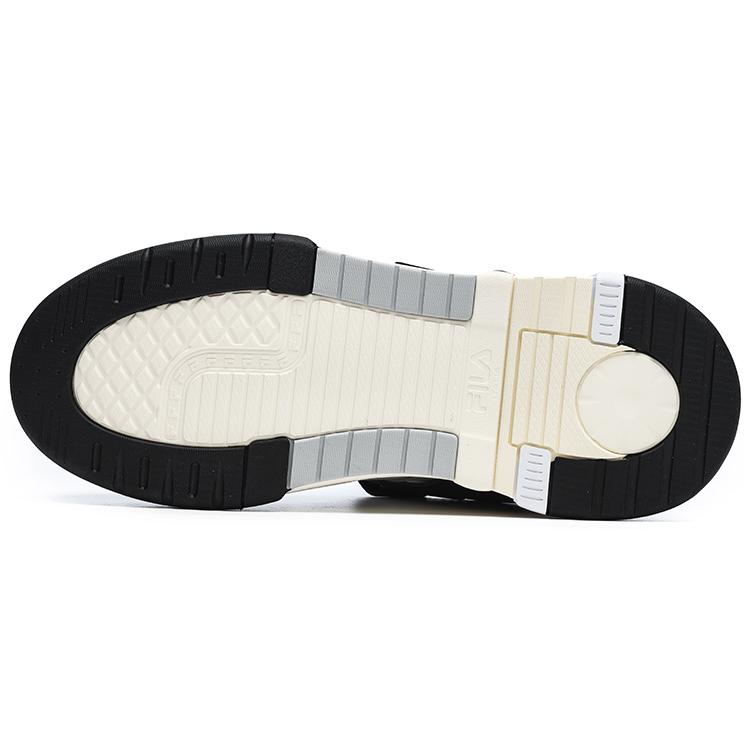 New FILA DOPPIO Low Top Skateboard Shoes Men's Snow Black F12M241206FWB