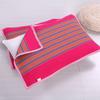 2Pcs Thickened Thickening Pillowcase Breathable Soft Striped Pillow Cover Stripe Design Washable Cushion Cover All Seasons