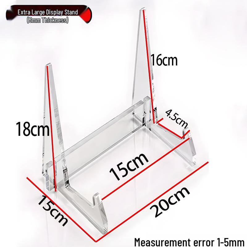 Acrylic Display Stand for Magazines, Phones, Tablets, Keyboards, Books, Photos, Frames, Bowls, Dishes, Tea Sets, and Cakes.